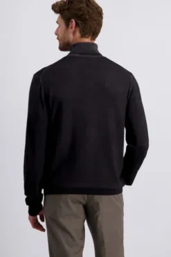 PIERRE CARDIN Strick Rollkragen Pullover anthra
