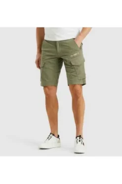 PME LEGEND Nordrop Cargo Shorts Stretch Twill deep lichten green Regular Fit