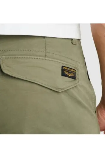 PME LEGEND Nordrop Cargo Shorts Stretch Twill deep lichten green Regular Fit