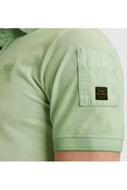 PME LEGEND Polo Shirt cold dry pique quiet green