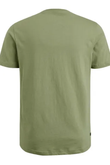 PME LEGEND Short sleeve r-neck single jersey digital print T-Shirt Sage