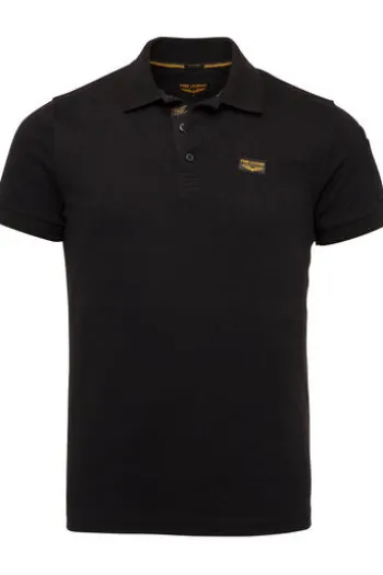 PME LEGEND Trackway Polo Shirt Schwarz Regular Fit