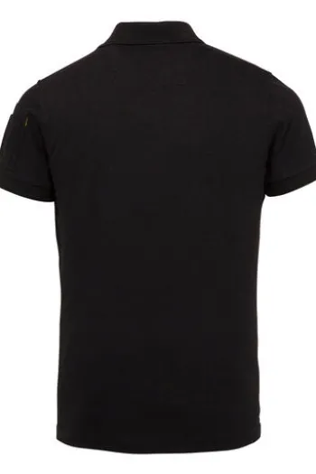 PME LEGEND Trackway Polo Shirt Schwarz Regular Fit