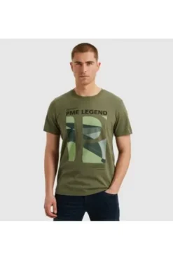 PME LEGEND T-Shirt single jersey Deep lichten green