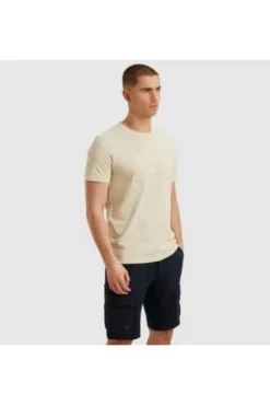 PME LEGEND T-Shirt single jersey bone white