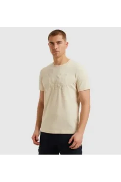 PME LEGEND T-Shirt single jersey bone white