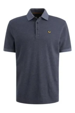 PME LEGEND Two Tone Polo Shirt grapithe gestreift Regular Fit