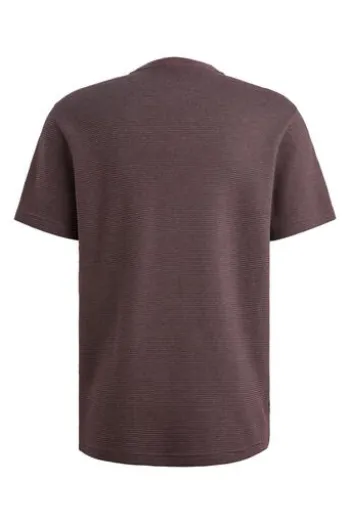 PME LEGEND Two Tone T-Shirt moonscape gestreift Regular Fit