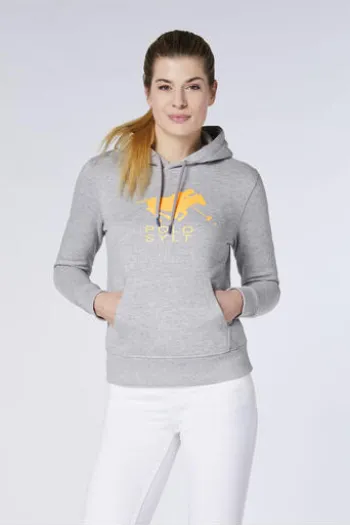 POLO SYLT Damen Sweatshirt neutral gray melange
