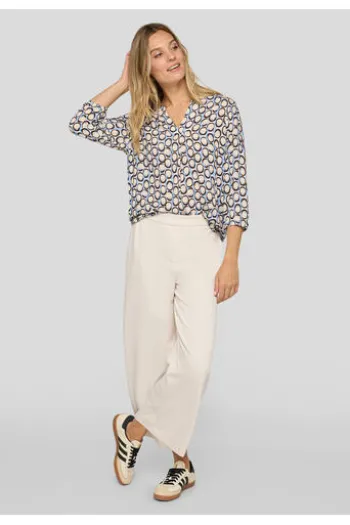 RABE Bluse schoko gemustert 3/4-Arm