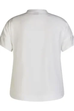 RABE Bluse weiß Kurzarm