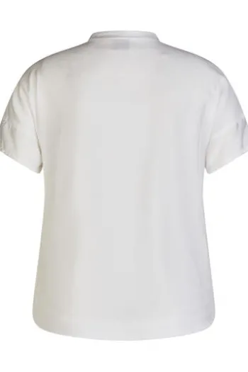 RABE Bluse weiß Kurzarm