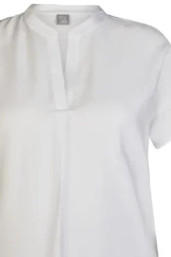 RABE Bluse weiß Kurzarm