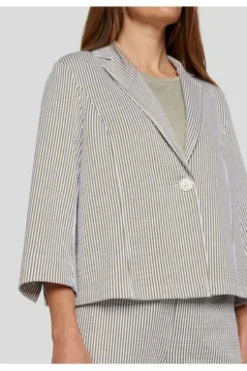 RABE Jacke New Tropical eukalyptus gestreift 3/4-Arm