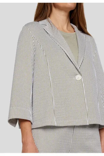 RABE Jacke New Tropical eukalyptus gestreift 3/4-Arm