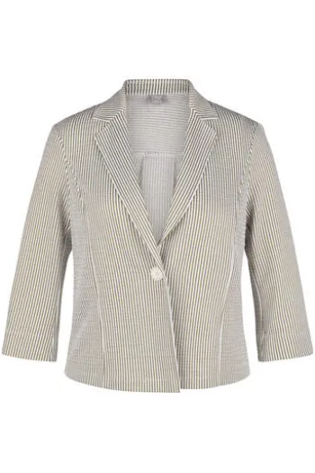 RABE Jacke New Tropical eukalyptus gestreift 3/4-Arm