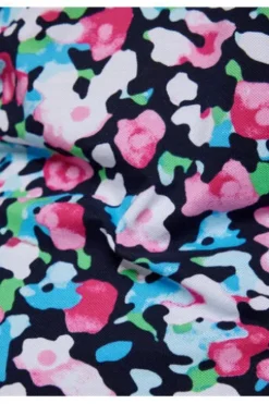RABE Pique Polo-Shirt mandelblüte geblümt Kurzarm