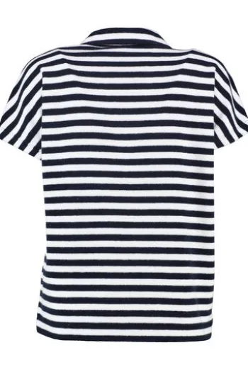 RABE Polo-Shirt pazifik gestreift