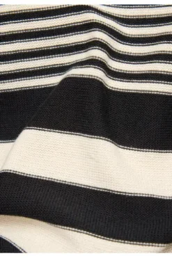 RABE Pullover alabaster gestreift Kurzarm