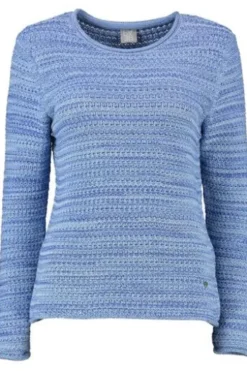 RABE Pullover hellblau gestreift