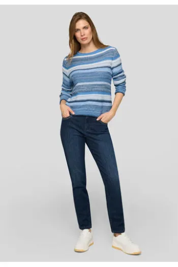 RABE Pullover pazifik gestreift