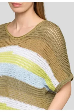 RABE Pullover thymian gestreift