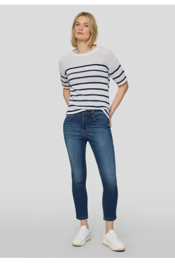 RABE Pullover weiß gestreift