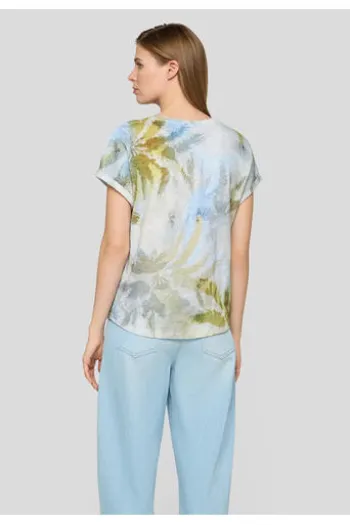 RABE Shirt himmelblau gemustert