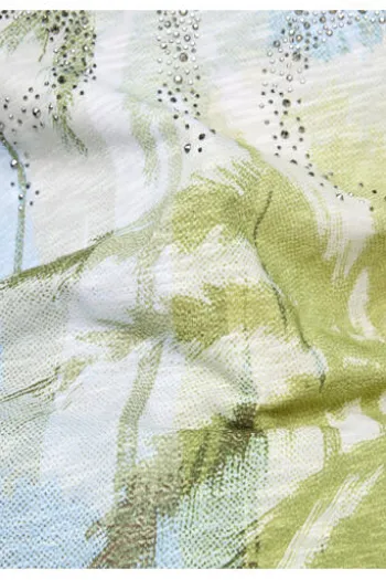 RABE Shirt himmelblau gemustert
