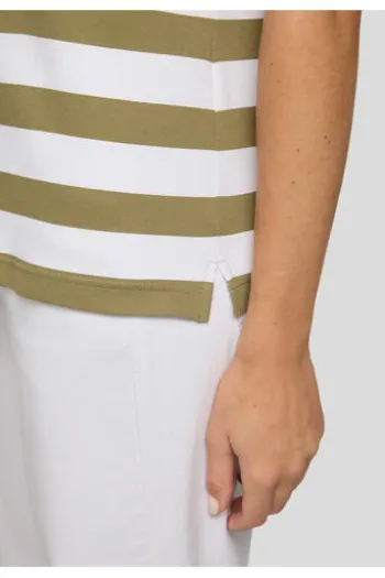 RABE Shirt himmelblau gestreift