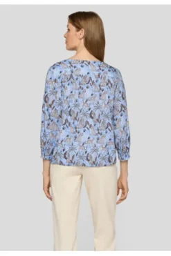 RABE Shirt ozean gemustert 3/4-Arm