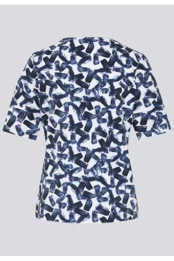 RABE Shirt pazifik geblümt