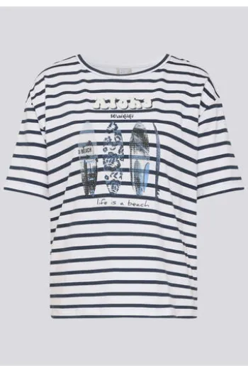 RABE Shirt pazifik gestreift