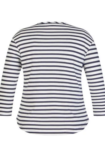 RABE Shirt pazifik gestreift 3/4-Arm