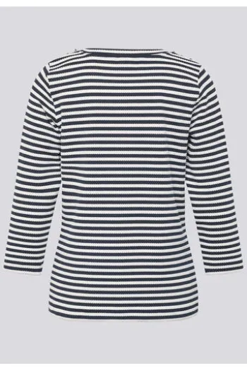 RABE Shirt pazifik gestreift 3/4-Arm