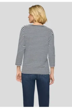 RABE Shirt pazifik gestreift 3/4-Arm