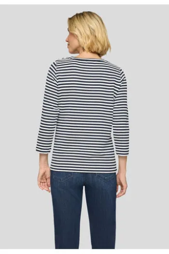 RABE Shirt pazifik gestreift 3/4-Arm