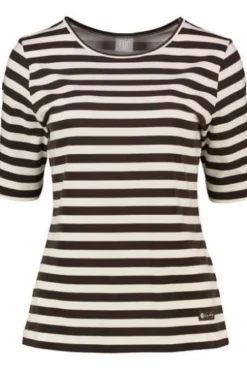 RABE Shirt schoko gestreift