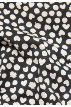 RABE Shirt schwarz gepunktet 3/4-Arm