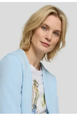 RABE Strickjacke himmelblau 3/4-Arm