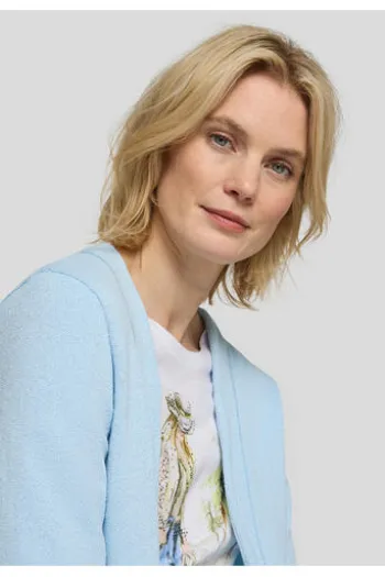 RABE Strickjacke himmelblau 3/4-Arm