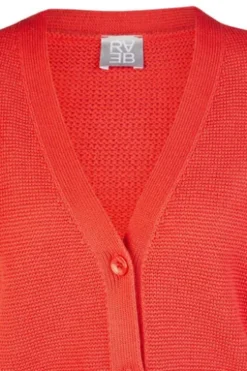 RABE Strickjacke koralle
