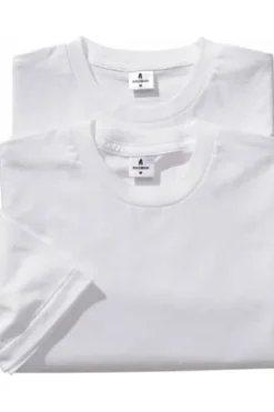 RAGMAN Doppelpack Rundhals-T-Shirt classic weiss Regular Fit