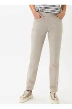RAPHAELA BY BRAX Baumwoll-Hose Pamina sand Slim Fit in Super Dynamic-Stretchqualität