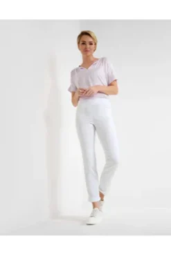 RAPHAELA BY BRAX Bequem-Jeans Pamina weiß Slim Fit