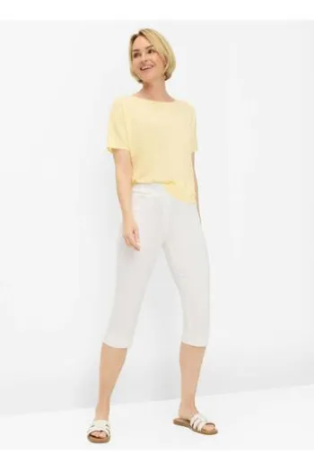 RAPHAELA BY BRAX Capri-Jeans Pamina weiß Slim Fit