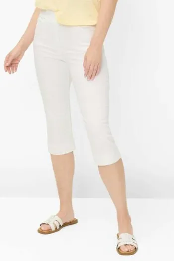 RAPHAELA BY BRAX Capri-Jeans Pamina weiß Slim Fit