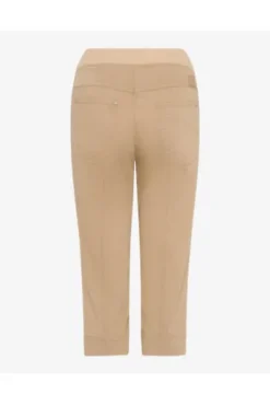 RAPHAELA BY BRAX Capri-Jeans Pamina beige Slim Fit in Schlupfform mit Reißverschluss-Optik
