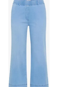 RAPHAELA BY BRAX Culotte-Hose Pam bleached hellblau Wide Fit