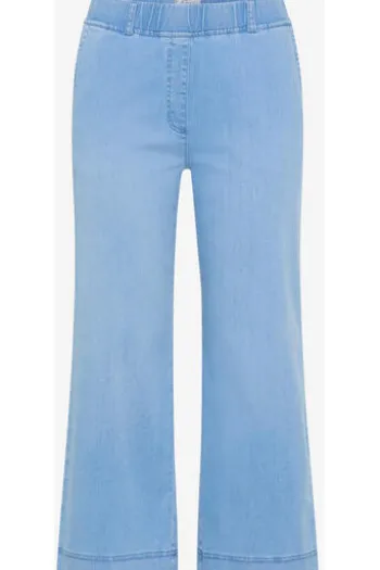 RAPHAELA BY BRAX Culotte-Hose Pam bleached hellblau Wide Fit